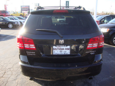 dodge journey 2009 black suv r t gasoline 6 cylinders front wheel drive automatic 60443