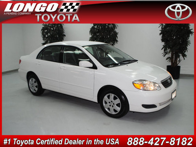 toyota corolla 2008 white sedan le gasoline 4 cylinders front wheel drive automatic 91731