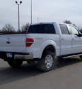 ford f 150 2011 white lariat flex fuel 8 cylinders 4 wheel drive automatic 62708