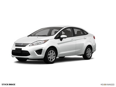 ford fiesta 2012 white sedan s gasoline 4 cylinders not specified 46168