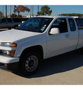 chevrolet colorado 2009 white pickup truck work truck gasoline 4 cylinders 2 wheel drive automatic 77090