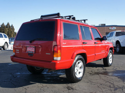jeep cherokee 2001 red suv classic gasoline 6 cylinders 4 wheel drive automatic with overdrive 80301