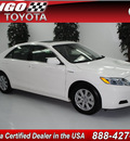 toyota camry hybrid 2008 white sedan hybrid hybrid 4 cylinders front wheel drive automatic 91731