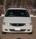 honda odyssey 2003 white van ex l gasoline 6 cylinders sohc front wheel drive automatic 55318