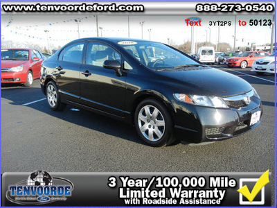 honda civic 2010 black sedan lx 4dr gasoline 4 cylinders front wheel drive automatic 56301