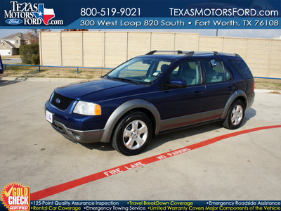 ford freestyle 2005 blue suv sel gasoline 6 cylinders all whee drive automatic 76108