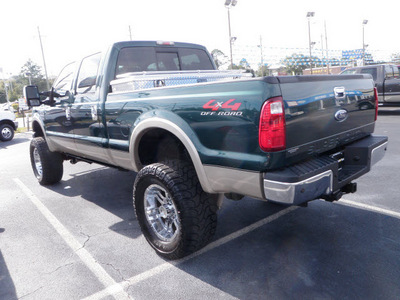 ford f 250 super duty 2008 dk  green lariat diesel 8 cylinders 4 wheel drive automatic with overdrive 32401