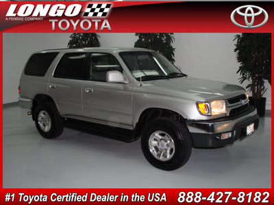 toyota 4runner 2001 silver suv sr5 gasoline 6 cylinders dohc rear wheel drive automatic 91731