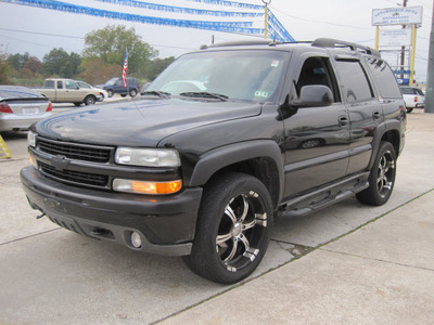 chevrolet tahoe 2004 black suv z 71 flex fuel 8 cylinders 4 wheel drive automatic 77379