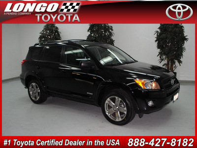 toyota rav4 2010 black suv sport gasoline 4 cylinders 2 wheel drive automatic 91731