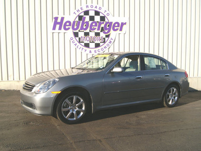 infiniti g35 2006 diamond graphite sedan x gasoline 6 cylinders all whee drive automatic 80905