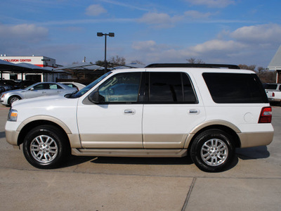 ford expedition 2010 white suv eddie bauer flex fuel 8 cylinders 4 wheel drive automatic 76087