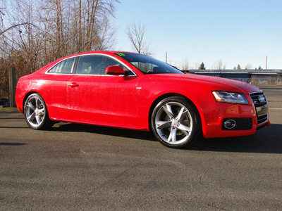 audi a5 2010 red coupe 3 2 quattro s line gasoline 6 cylinders all whee drive automatic 98226
