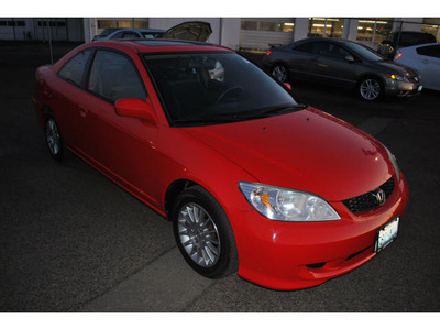 honda civic 2005 red coupe ex gasoline 4 cylinders front wheel drive 5 speed manual 98632