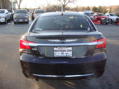 chrysler 200 2011 dk  blue sedan touring flex fuel 6 cylinders front wheel drive automatic with overdrive 60443