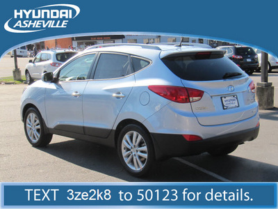 hyundai tucson 2012 lt  blue limited awd gasoline 4 cylinders all whee drive automatic 28805