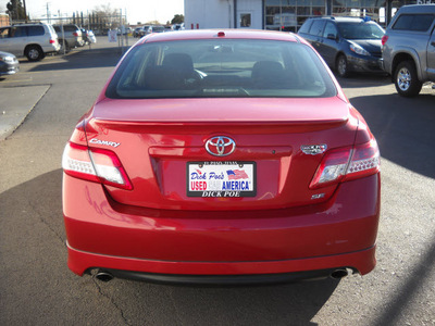 toyota camry 2011 red sedan gasoline 4 cylinders front wheel drive automatic 79925