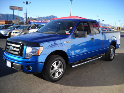 ford f 150 2010 blue gasoline 8 cylinders 2 wheel drive automatic 79925