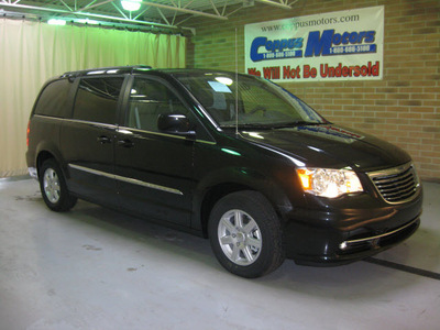 chrysler town and country 2012 black van touring flex fuel 6 cylinders front wheel drive automatic 44883