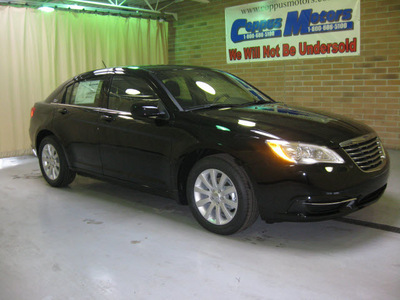 chrysler 200 2012 black sedan touring gasoline 4 cylinders front wheel drive automatic 44883