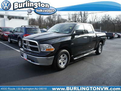 dodge ram pickup 1500 2010 black slt gasoline 8 cylinders 4 wheel drive automatic 08016