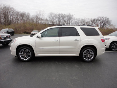 gmc acadia 2012 white suv denali gasoline 6 cylinders front wheel drive automatic 45036