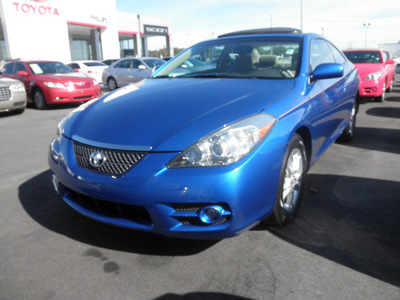 toyota camry solara 2007 blue coupe sle gasoline 4 cylinders front wheel drive automatic 34788
