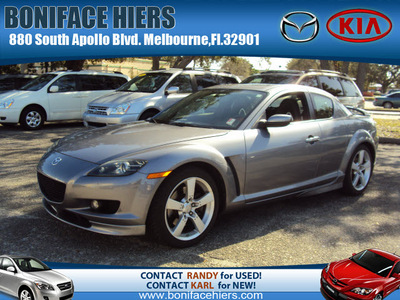 mazda rx 8 2004 gray coupe gasoline rotary rear wheel drive automatic 32901