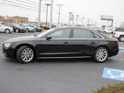 audi a8 2012 black sedan l quattro gasoline 8 cylinders all whee drive tiptronic 46410