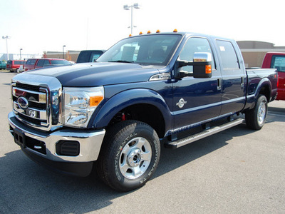 ford f 250 super duty 2011 dk  blue xlt biodiesel 8 cylinders 4 wheel drive automatic with overdrive 46168