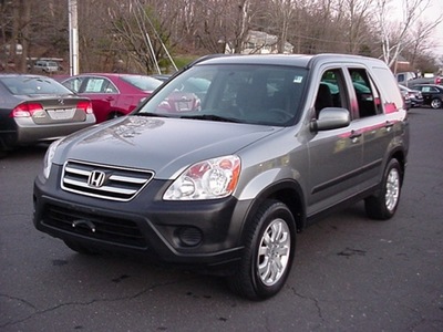 honda cr v 2005 silver suv ex gasoline 4 cylinders all whee drive automatic 06019