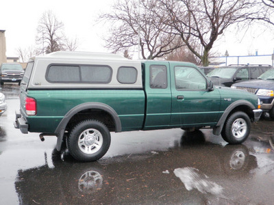 ford ranger 2000 green pickup truck sc xlt 4x4 flex fuel v6 4 wheel drive automatic with overdrive 55124