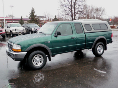 ford ranger 2000 green pickup truck sc xlt 4x4 flex fuel v6 4 wheel drive automatic with overdrive 55124