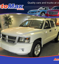 ram dakota 2011 white big horn gasoline 6 cylinders 2 wheel drive automatic 34474