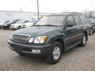 lexus lx 470 1999 green suv gasoline v8 all whee drive automatic with overdrive 62863