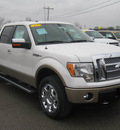 ford f 150 2012 white lariat flex fuel 8 cylinders 4 wheel drive 6 speed automatic 62863