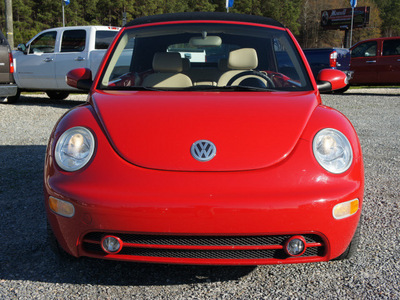 volkswagen new beetle 2005 red gls 1 8t gasoline 4 cylinders front wheel drive automatic 27569