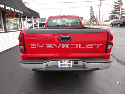 chevrolet silverado 1500 2006 red pickup truck work truck gasoline 6 cylinders rear wheel drive automatic 45005