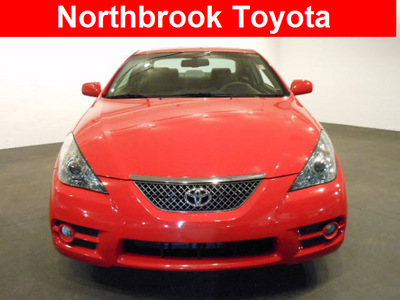 toyota camry solara 2008 red coupe se v6 gasoline 6 cylinders front wheel drive automatic 60062