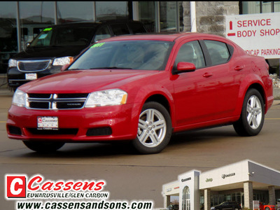 dodge avenger 2011 red sedan gasoline 4 cylinders front wheel drive automatic 62034