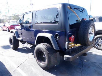 jeep wrangler 2004 blue suv sport gasoline 6 cylinders 4 wheel drive automatic 32401