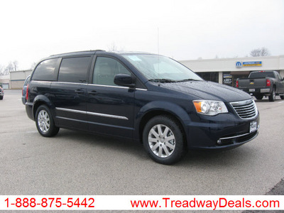 chrysler town and country 2012 dk  blue van touring flex fuel 6 cylinders front wheel drive automatic 45840