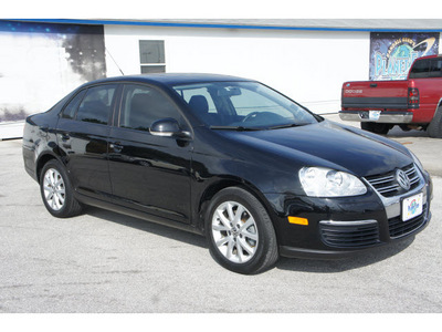 volkswagen jetta 2010 black sedan gasoline 5 cylinders front wheel drive automatic 77388