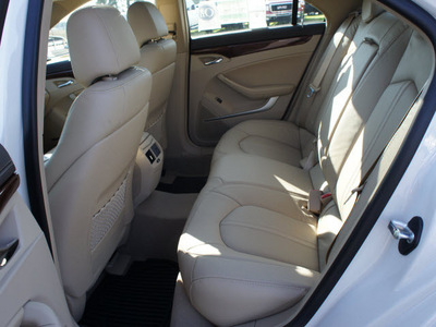 cadillac cts 2012 white sedan 3 0l luxury gasoline 6 cylinders rear wheel drive automatic 27330