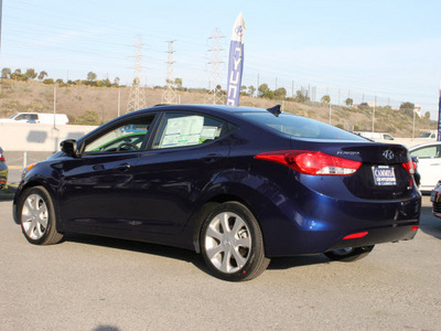 hyundai elantra 2012 blue sedan limted 4 cylinders front wheel drive automatic 94010