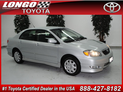 toyota corolla 2007 silver sedan s gasoline 4 cylinders front wheel drive automatic 91731