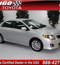 toyota corolla 2010 silver sedan s gasoline 4 cylinders front wheel drive automatic 91731