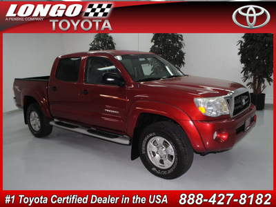 toyota tacoma 2006 red prerunner v6 gasoline 6 cylinders rear wheel drive not specified 91731