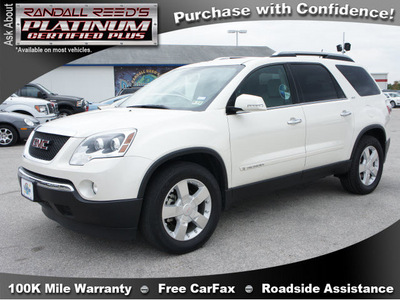 gmc acadia 2007 off white suv slt 2 gasoline 6 cylinders front wheel drive automatic 77388