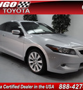 honda accord 2008 silver coupe ex l v6 w navi gasoline 6 cylinders front wheel drive automatic 91731